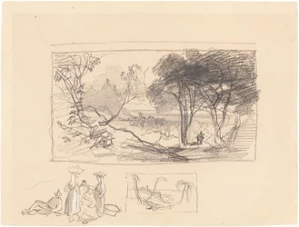 Sketches in Italy [recto], 1839-1845