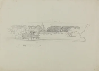 View Across a Meadow to a Church