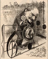 Cartoon of Julius Benedict