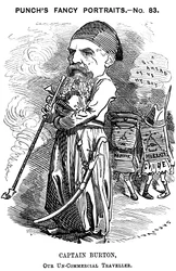 Richard Francis Burton, English Explorer and Orientalist, 1882