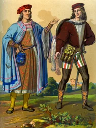 An English Courtier of 1450 and an English Gentleman of 1500