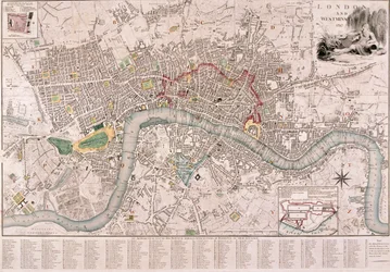 Map of London, 1797