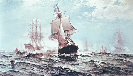 First recognition of the Stars and Stripes