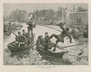 A water tournament in the fifteenth century