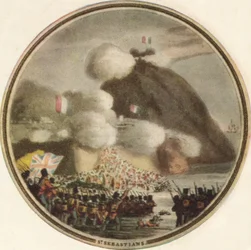 Storming of St. Sebastian, 1815, 1910
