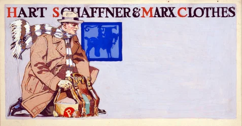Advertisement for Hart, Schaffner & Marx Clothes, pub. 1900