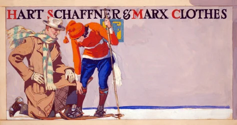 Advertisement for Hart, Schaffner & Marx Clothes, 1900
