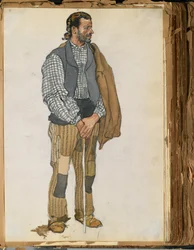 Sketch of a Spanish man, 1906