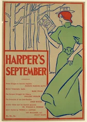 Woman Reading Harper