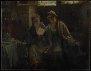 Two Women Visiting