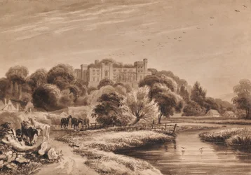 Landscape with Cows and Horses