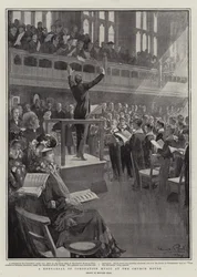 A Rehearsal of Coronation Music at the Church House