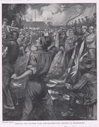 Tearing Down the British Flag and Maltreating Kaffirs at Klerksdorp