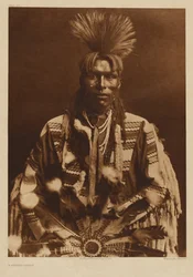 [A Piikani Man Dressed in Traditional Attire]