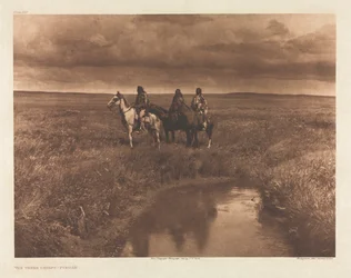 Portfolio VI, Plate 209: The Three Chiefs - Piegan