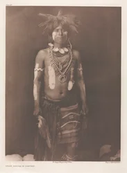 Snake Dancer in Costume