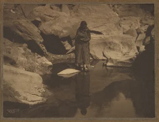 Woman Standing in Water