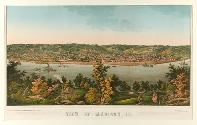 View of Madison, Indiana