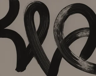 Dynamic Black Strokes