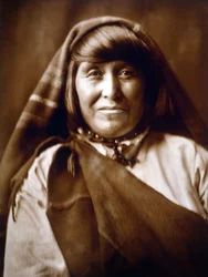 An Acoma woman, c. 1904, photo Edward S. Curtis