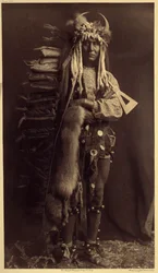 Iron Breast, Piegan. Photo from Volume 6 of the Encyclopedia Published by Edward S. Curtis on the Indians of North America