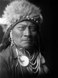 One Blue Bead, photo Edward S. Curtis