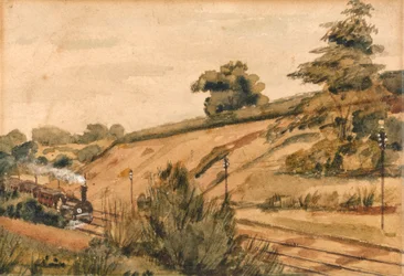 Landscape with Train