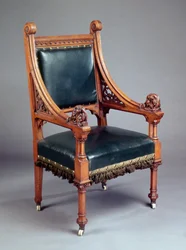 Chair, probably made by Crace