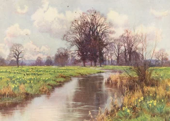 It is free from burden, this merry little river, and neither weir nor mill bars it quick way to the sea