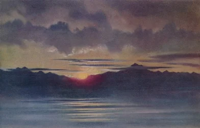 An April Sunset from Hut Point, Looking West