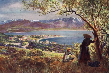 Corsica: General view of Ajaccio