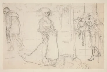 Composition Study for the Painting Faust and Margaret