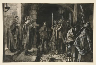 Dogberry and His Companions with a Watch - Act III, Scene III, Much Ado About Nothing
