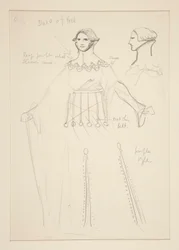 Duke of York, costume sketch for Henry Irving