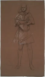 Figure Study. Man in Medieval Costume