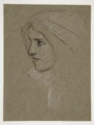 Head of Cordelia, from King Lear