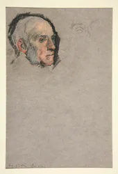 Head of a man, Coronation of Edward VII portrait