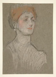 Head of Woman, Coronation of Edward VII