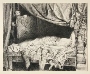 Iachimo Steals from the Trunk - Act II, Scene II, Cymbeline