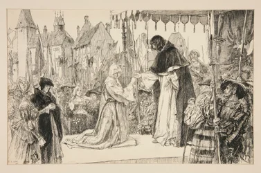 Isabella and the Duke - Act V, Scene I, Measure for Measure