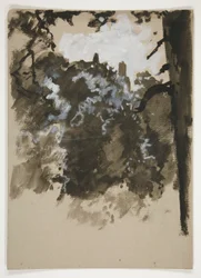 Landscape with Tree