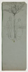 Man and Woman Under a Tree