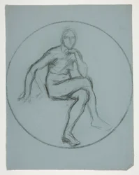 Medallion Study for Mural at the State Capitol Building in Harrisburg, Pennsylvania, 1902-1911 (completed by John Singer Sargent)