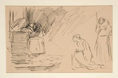 Preliminary Sketch for Act II, Scene I, All