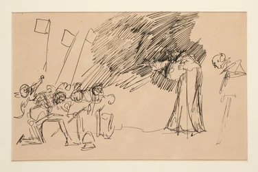 Preliminary Sketch for Act II, Scene I, All