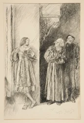 Proteus and Antonio, from Act I, Scene iii, Two Gentlemen of Verona