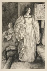 Sketch of a Lady, Illustration