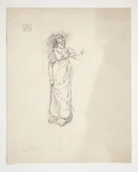 Sketch of a Woman - Unidentified Illustration