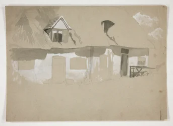 Sketch of Exterior of a Cottage