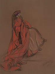 Study for Cardinal Woolsey for Trial of Catherine